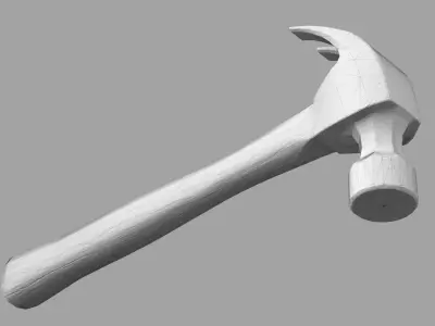 Game Ready Hammer Low-poly 3D model