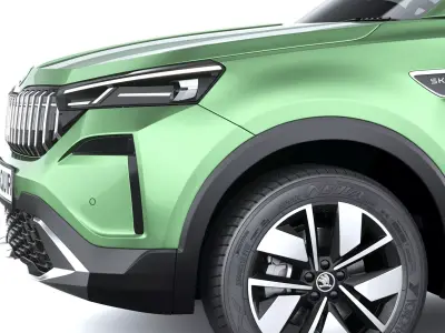 Skoda Kushaq 2026 3D model