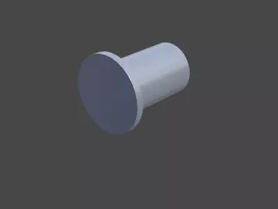 rivet nail 3D model