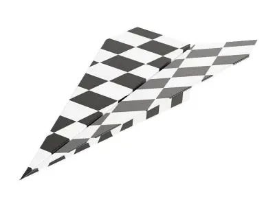 Paper Plane 3D model purchase