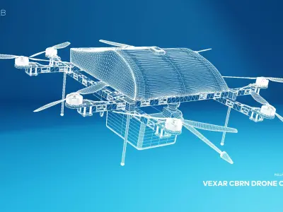 VEXAR CBRN Drone Concept 3D model