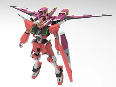 Infinite Justice Gundam 3D model