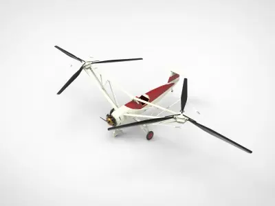 Focke-Wulf Fw 61 3D model