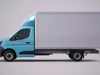 Renault Master 2025 Refrigerated Van - No Interior Low-poly 3D model