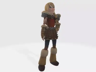 How to Train Your Dragon Astrid Pose 01 3D print model