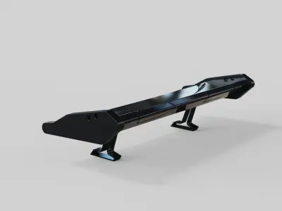 Spoiler tuning heavy auto garage  3D model