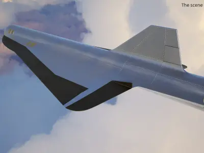  Supersonic Reconnaissance Stealth Drone 