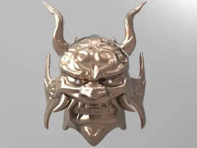 War God Baroque Mask and Shield Collection full  3D model