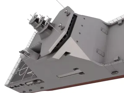 LST 100 - Landing Ship Transport  3D model