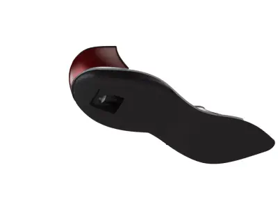 Convertible High Heel to Flat Shoe  Modular Footwear Design 3D model