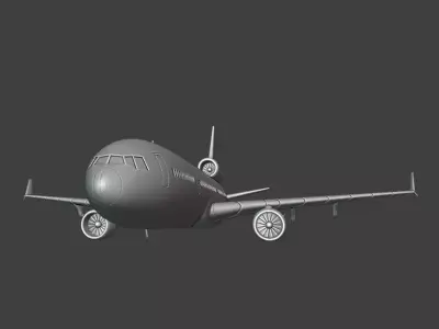 McDonnell Douglas MD-11 ready to 3D printing 3D print model