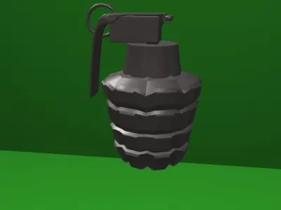 Grenade War Low-poly 3D model