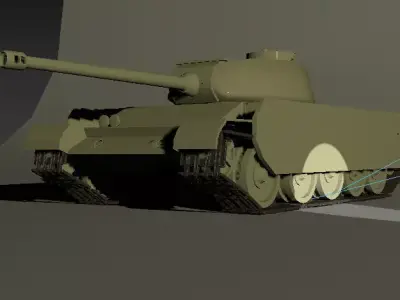 T-44 122 3D model