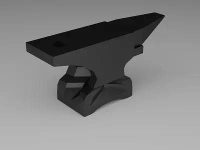 Low-poly Anvil Low-poly 3D model