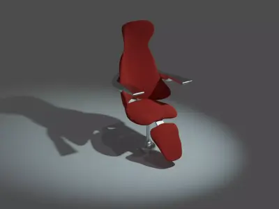 Swivel chair Free low-poly 3D model purchase