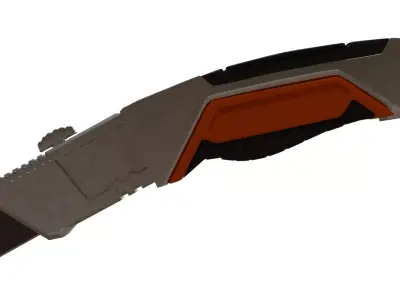 Utility Knife Low-poly 3D model