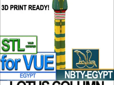 Ancient Egypt Architecture Collection 3D Model Pack