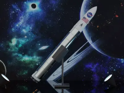 ASTRA ROCKET 3 3D model