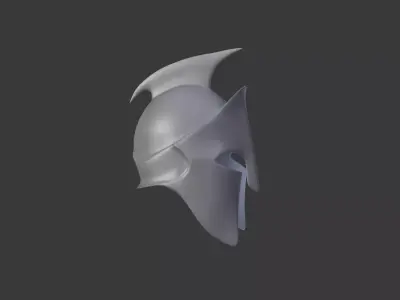 300 Themistokles Helmet Low-poly 3D model