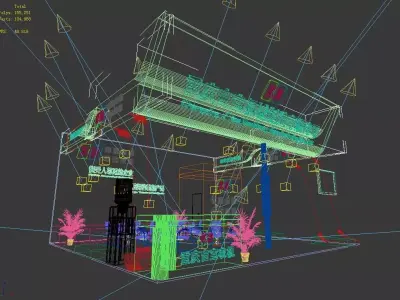 Exhibition - Area -7X8-3DMAX2012-028 3D model