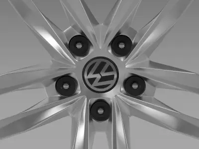 Volkswagen Golf TDI rim 3D model