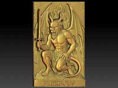 1 FLEREOUS CNC Relief Model 3D print model