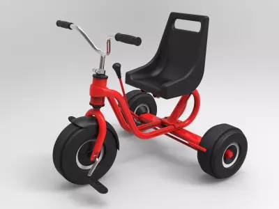 Children trike 3D model