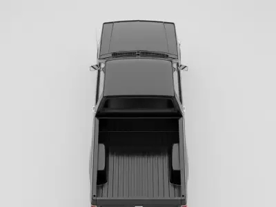 Classic GMC Sierra pickup truck 3D model