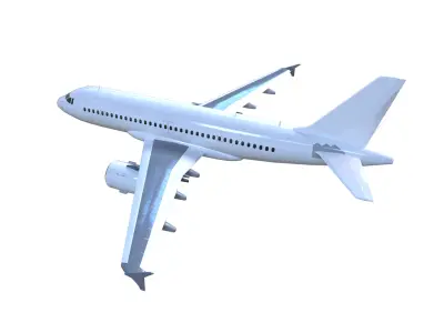 Airliner Low-poly 3D model