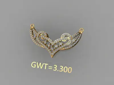 FASHION RING 3D model 9