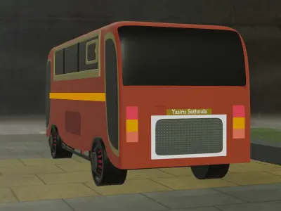 Free 3D bus model Free 3D model