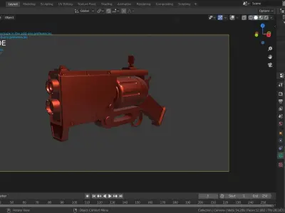 black friday sci-fi gun 3d NEW YEAR SALE Free 3D model