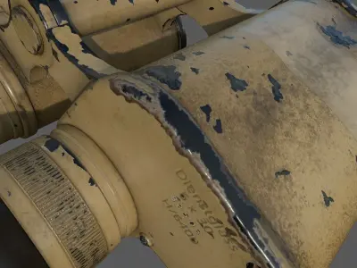 Binoculars 3D model 2