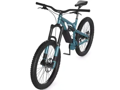 Electric Mountain Bicycle 3D model purchase
