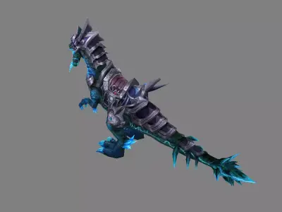 Mount - Dino Type 13 Low-poly 3D model