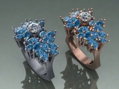 jewelry ring4 3D print model