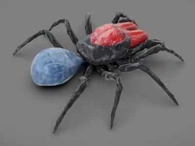 Spider - Read Description Low-poly 3D model