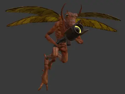 Geonosian soldier 3D model