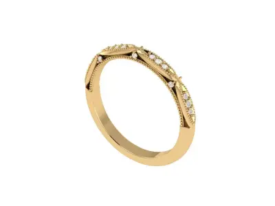 Wedding Ring  3D print model 220