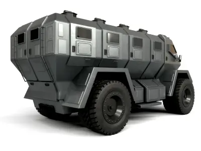 Military MRAP 3D model purchase