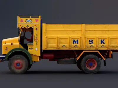 TATA se Truck 3D model
