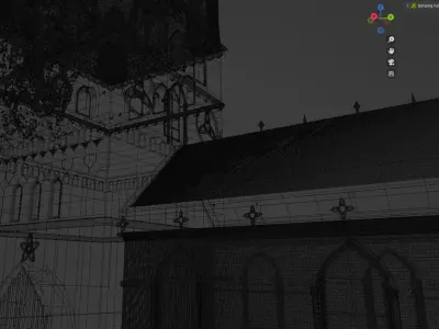 Medieval Church Texture yourself 3D model