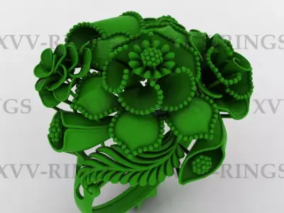 NEW TURKISH RINGS LOT XVV-11 TO 20  3D print model