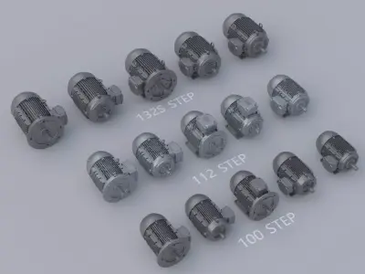 WEG motor model 3D model
