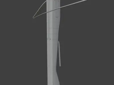 Realistic Medieval Ranged Weapons Low-poly 3D model