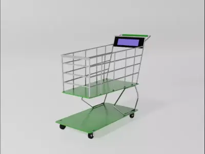 Shopping Cart Free 3D model purchase