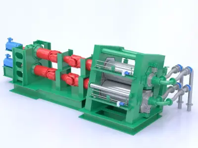 Industrial Coil Equipment 3D model