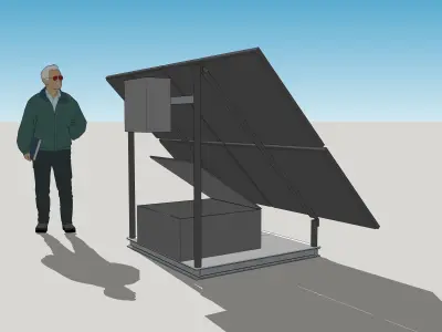 Solar Panel Free 3D model buy