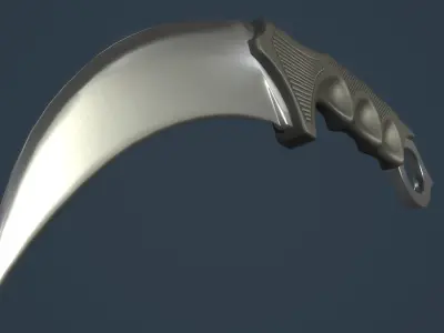 Karambit - Low Poly Low-poly 3D model