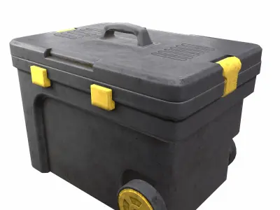 Toolbox Low Poly Low-poly 3D model